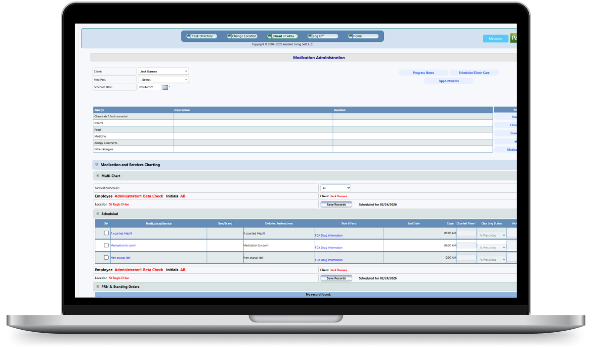 Patient Care Dashboard